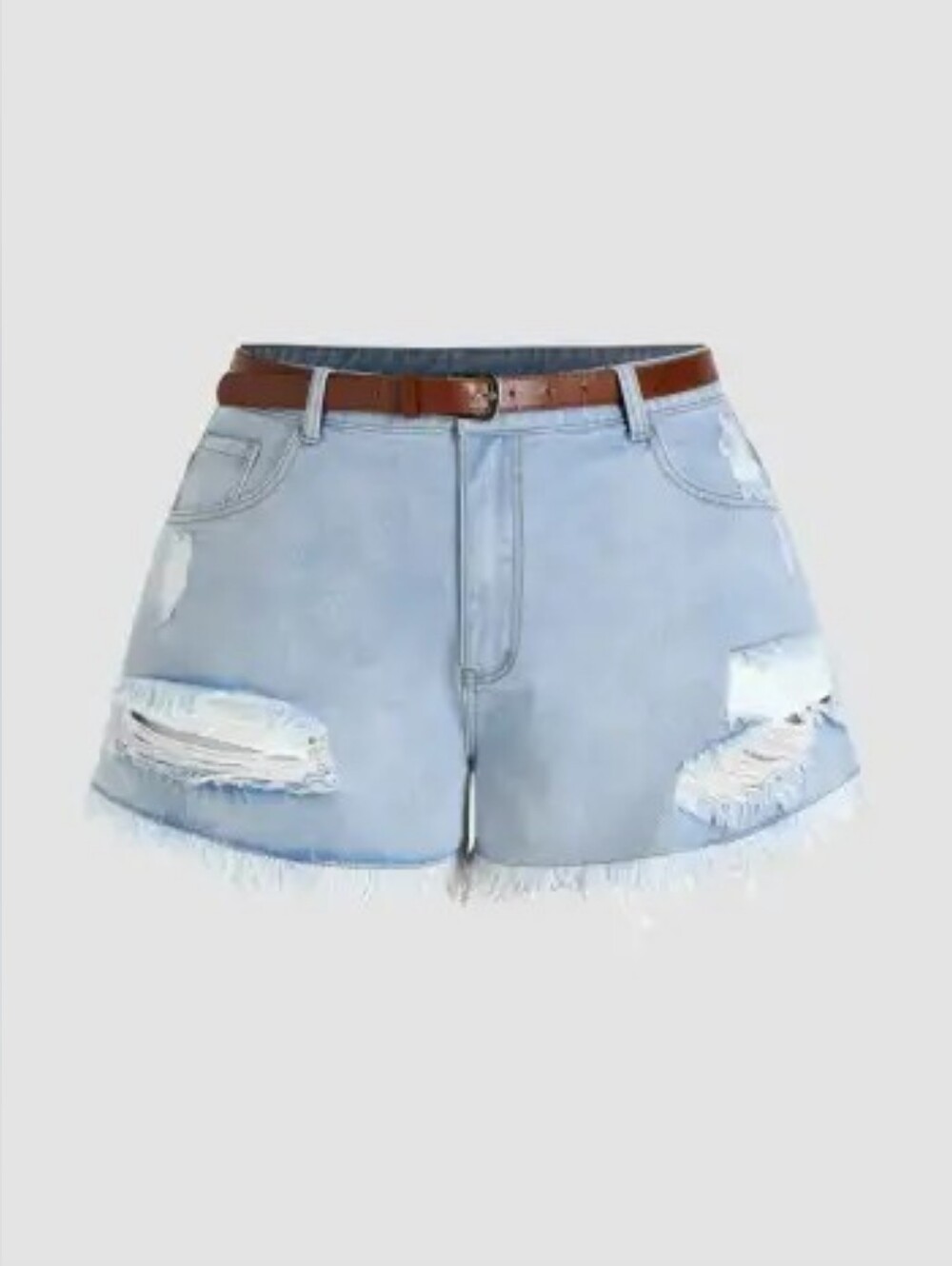 Cider Ripped Jean Shorts